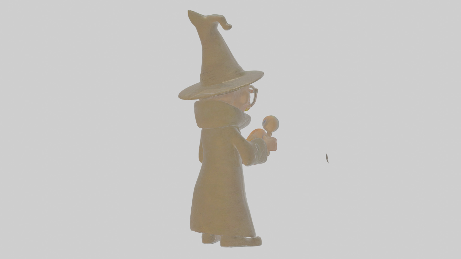 Cartoon Edgar the Examiner of Eldritch Eggs Model Low-poly 3D model_3