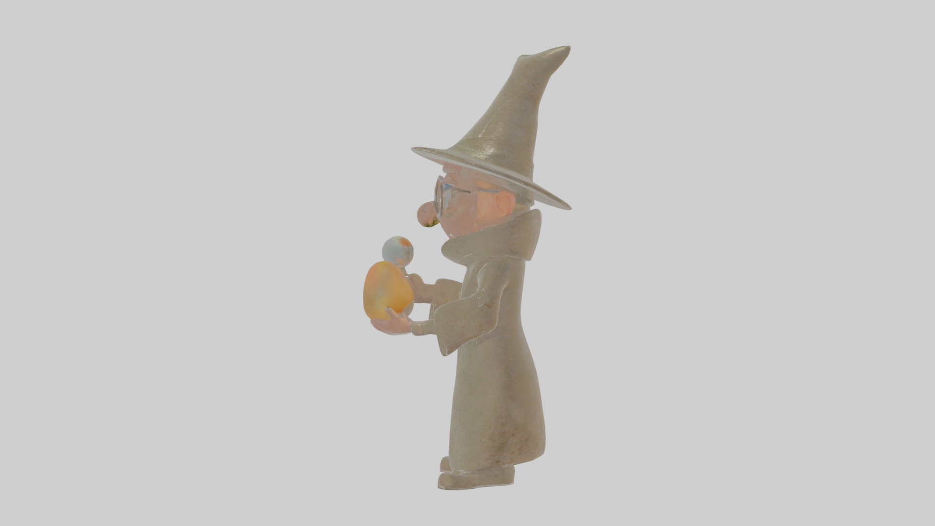 Cartoon Edgar the Examiner of Eldritch Eggs Model Low-poly 3D model_18