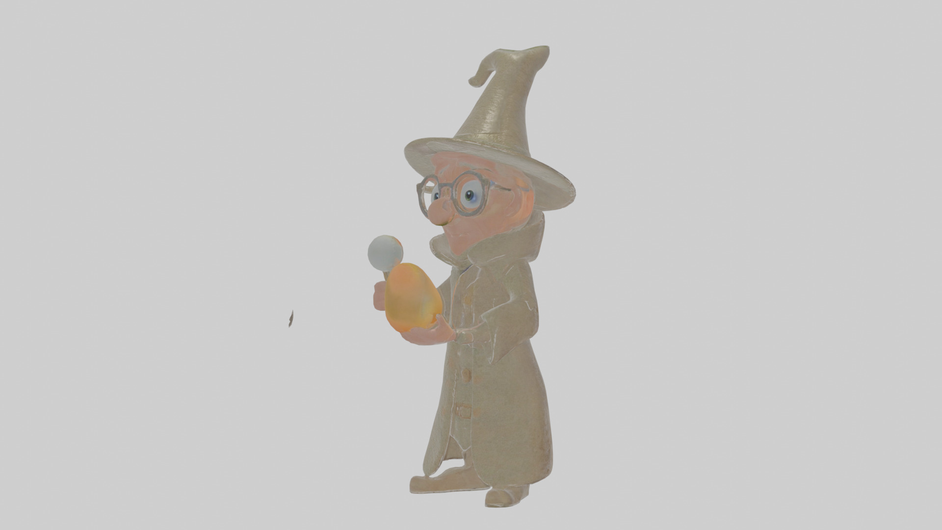 Cartoon Edgar the Examiner of Eldritch Eggs Model Low-poly 3D model_15