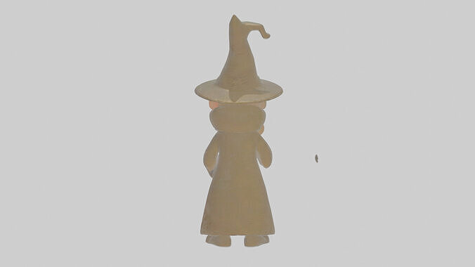 Cartoon Edgar the Examiner of Eldritch Eggs Model Low-poly 3D model
