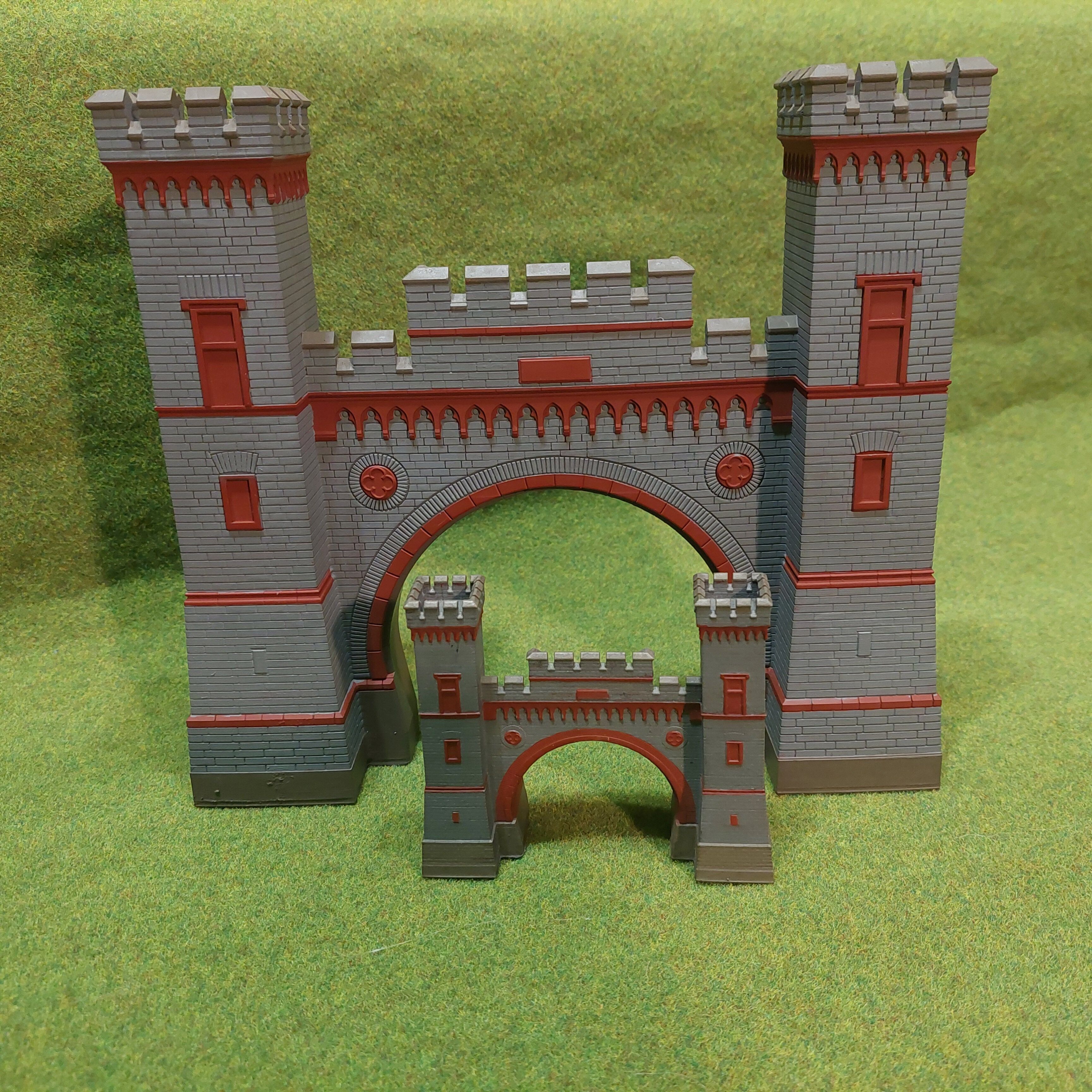 H0 scale German Tunnel Portal Weilburg North - resin 3D print model_2