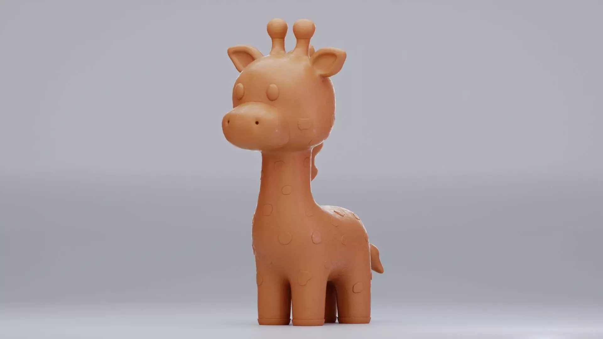 Cute Giraffe 3D STL Free 3D print model_0