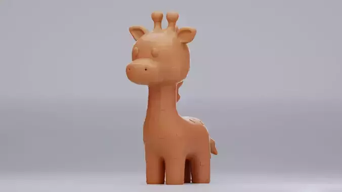 Cute Giraffe 3D STL