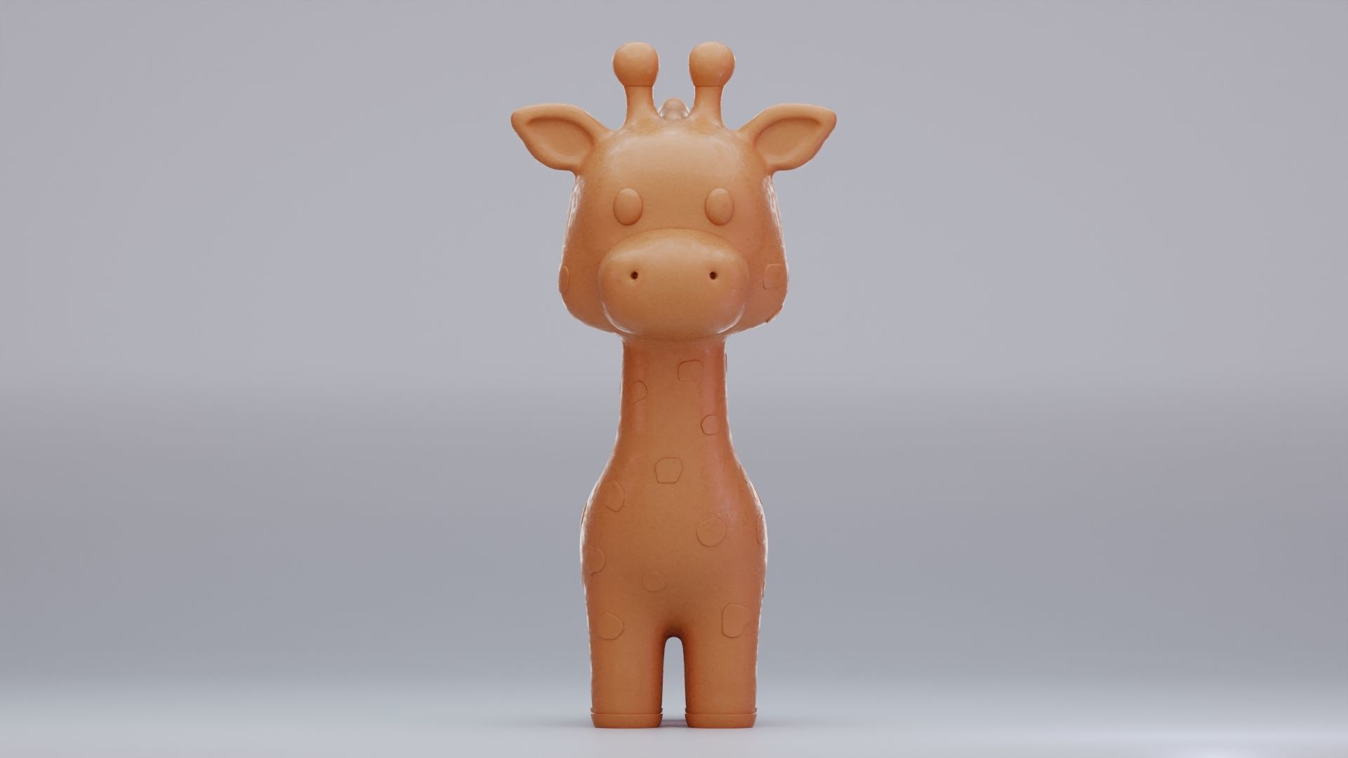 Cute Giraffe 3D STL Free 3D print model_1