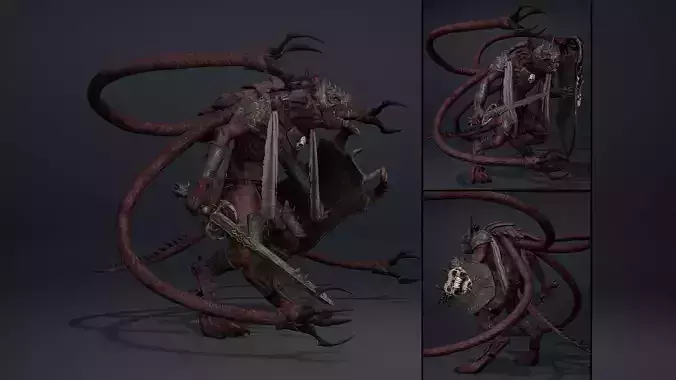 Ember Swordman Tentacle