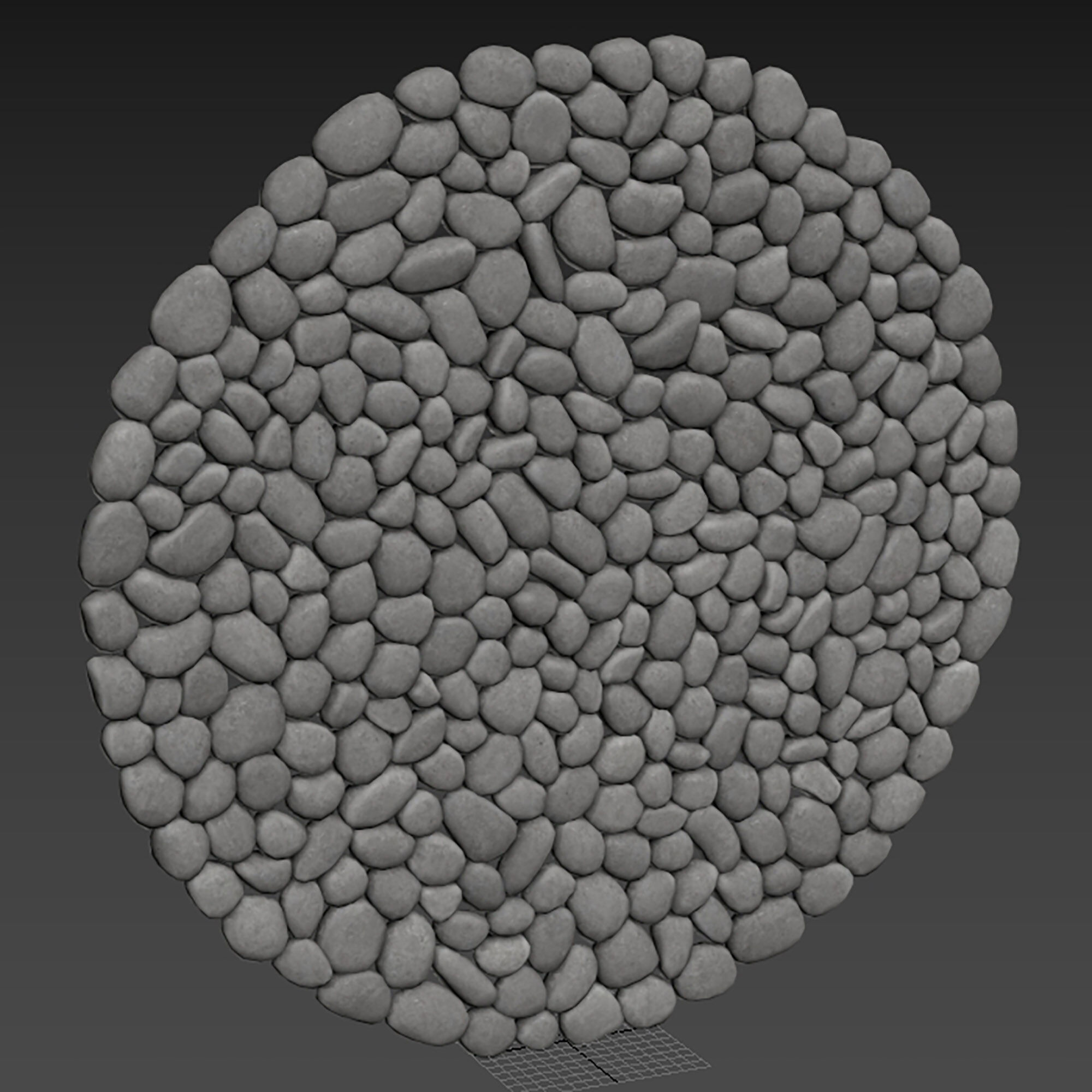 Stone decor n126 3D model_2