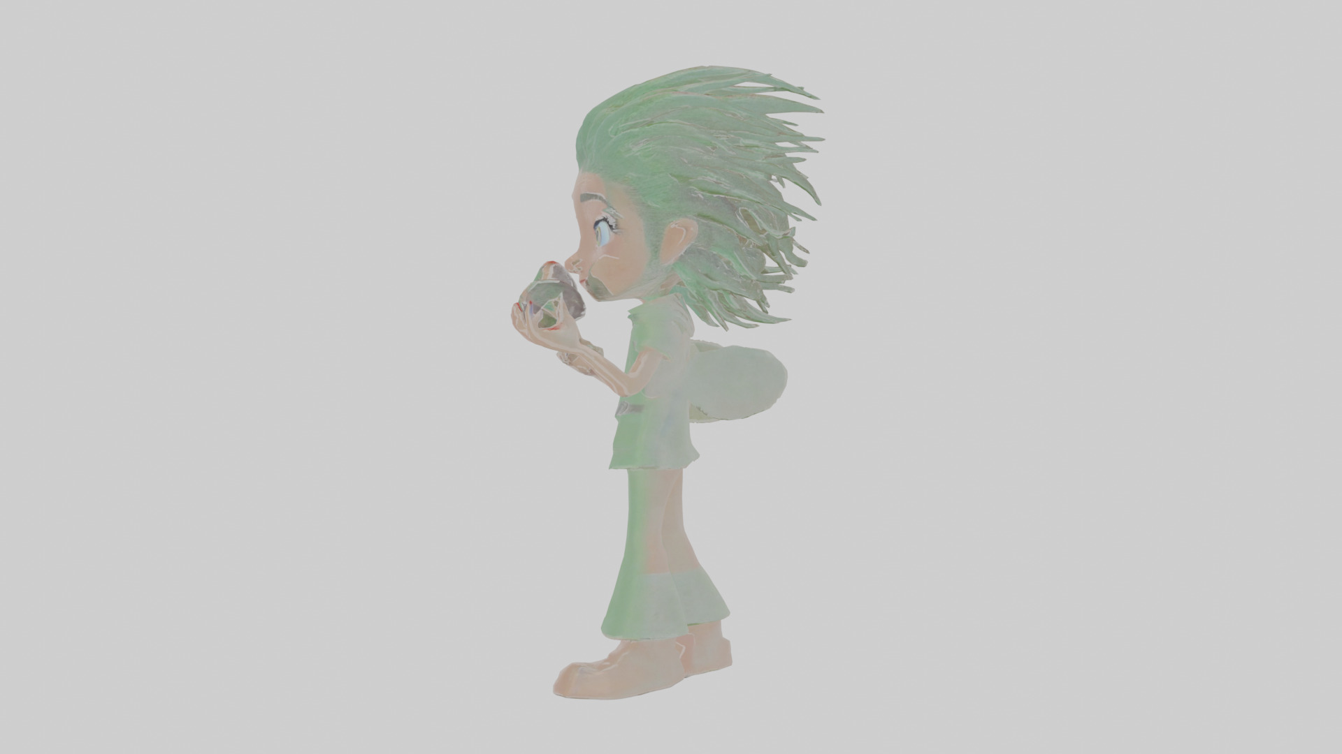 Cartoon Esmeralda the Eerie Entomologist Model Low-poly 3D model_19