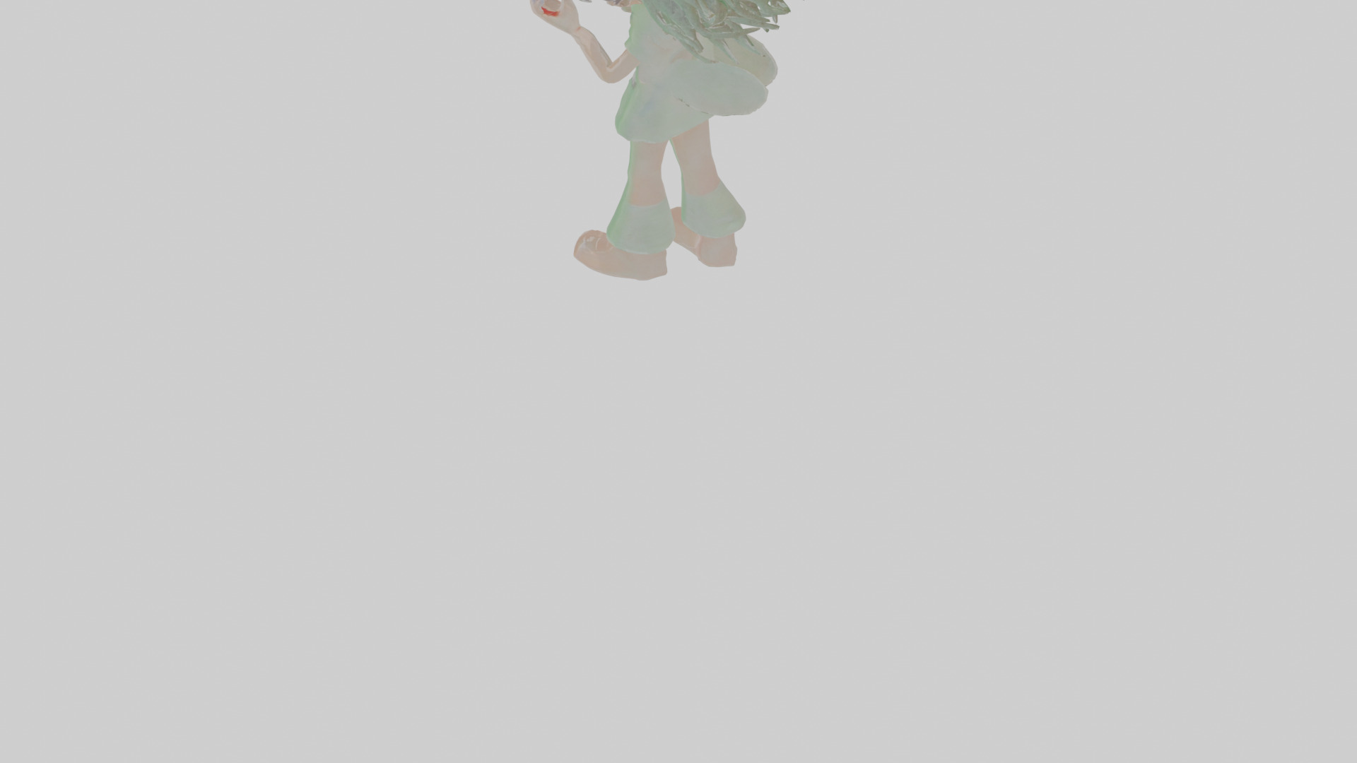 Cartoon Esmeralda the Eerie Entomologist Model Low-poly 3D model_5