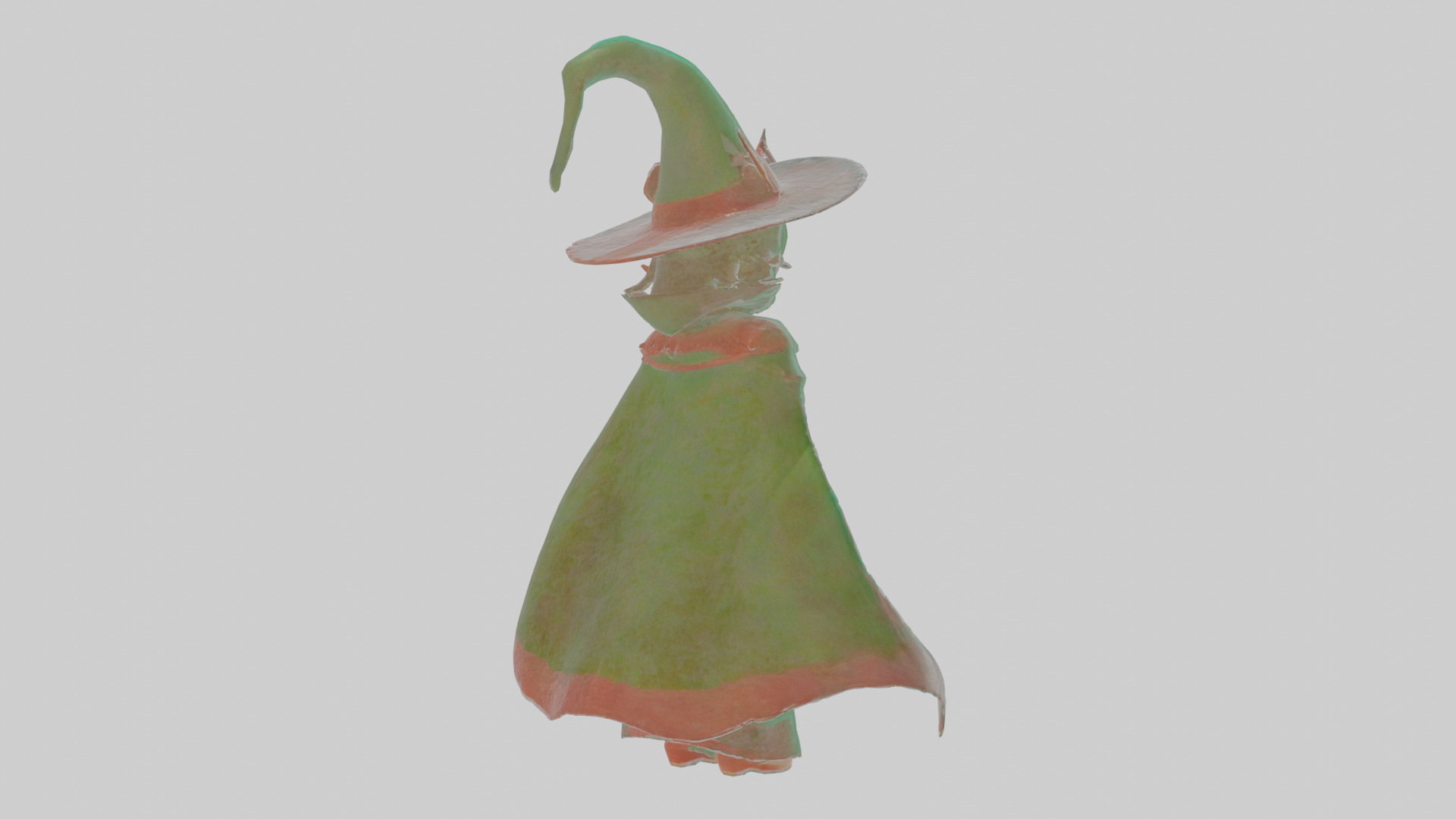 Cartoon Esmeralda the Enforcer of Eerie Edicts Model Low-poly 3D model_4