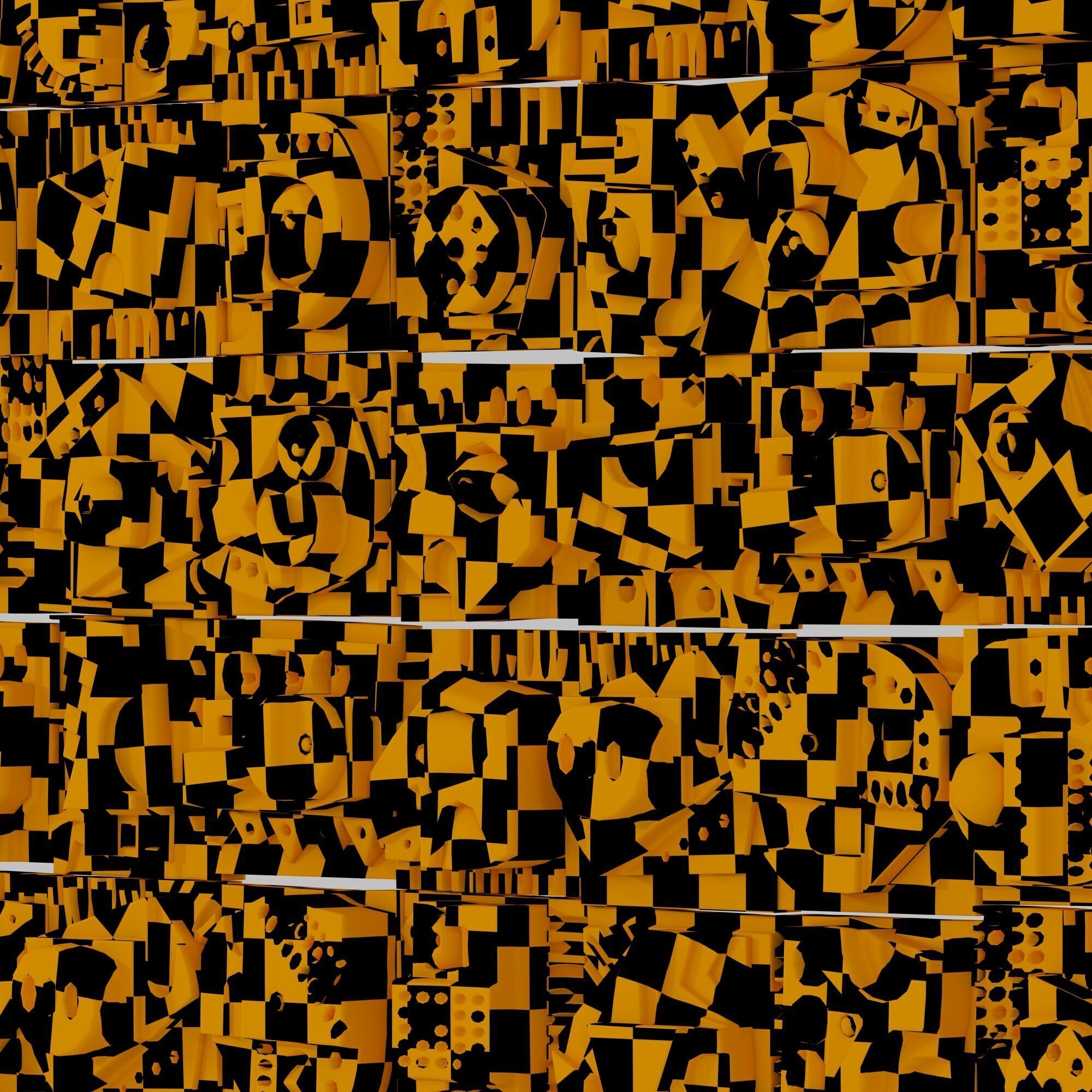 Stone decor n122 3D model_7