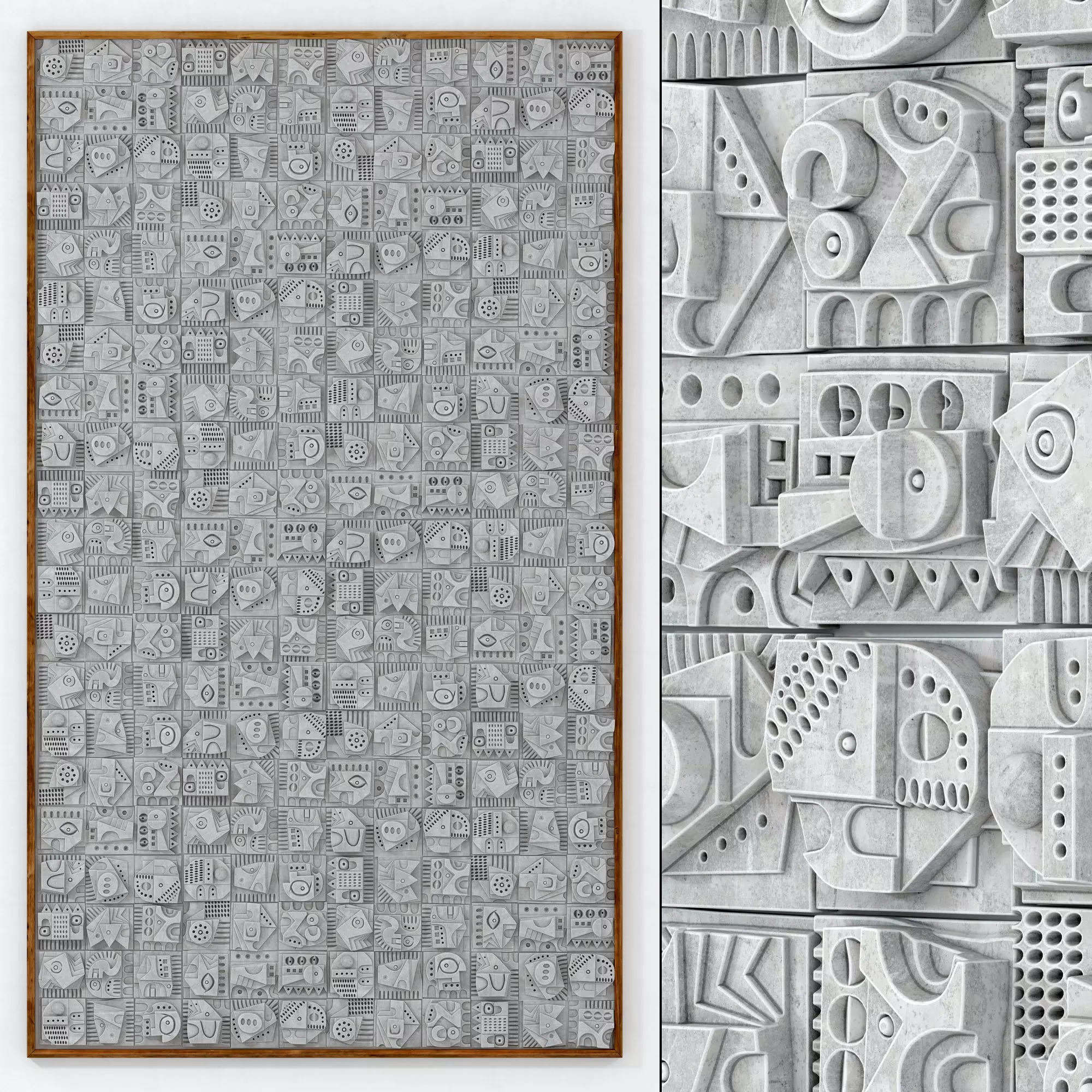 Stone decor n122 3D model_0