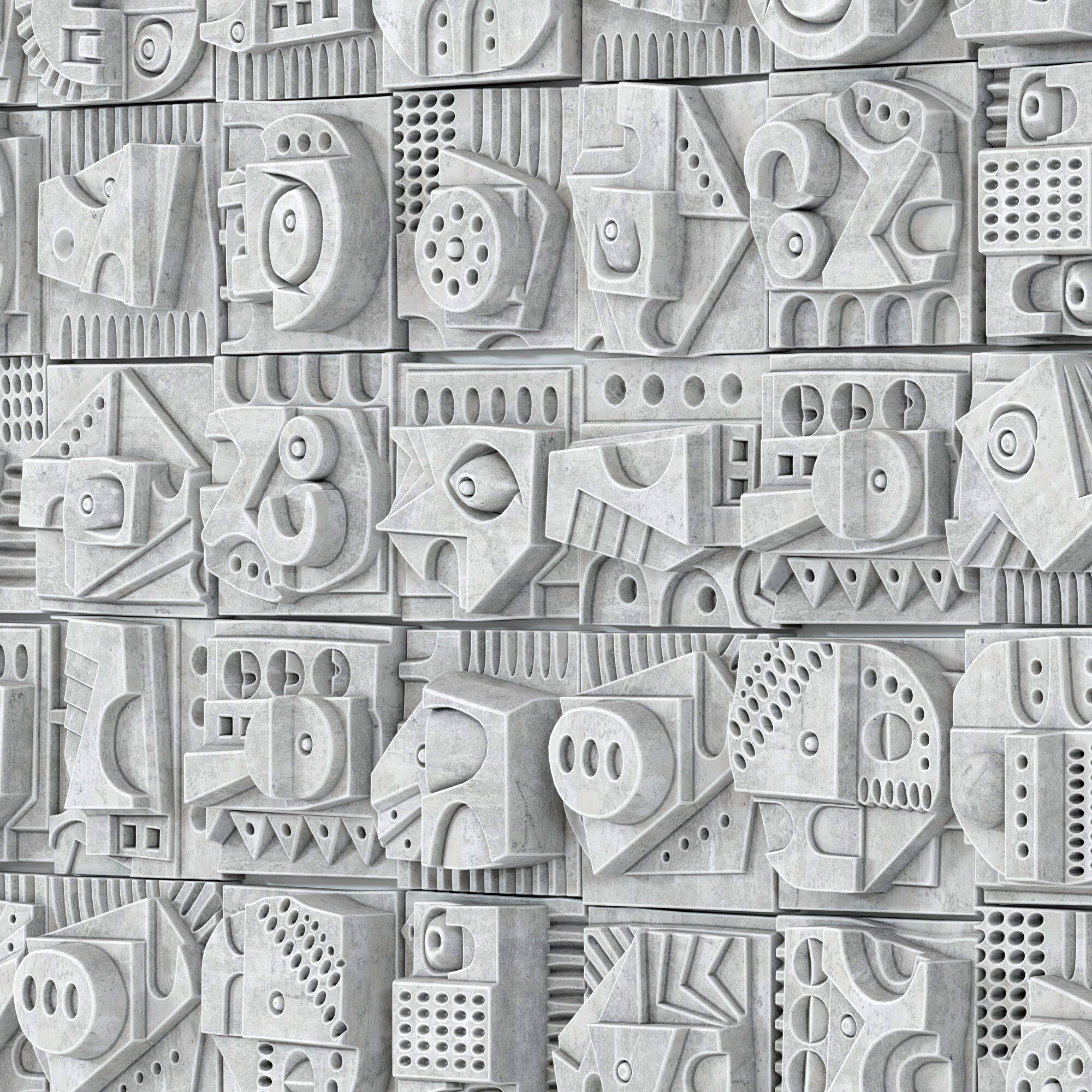 Stone decor n122 3D model_2