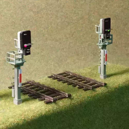 H0 scale DB HV Blocksignals Hp0 Hp1 - resin