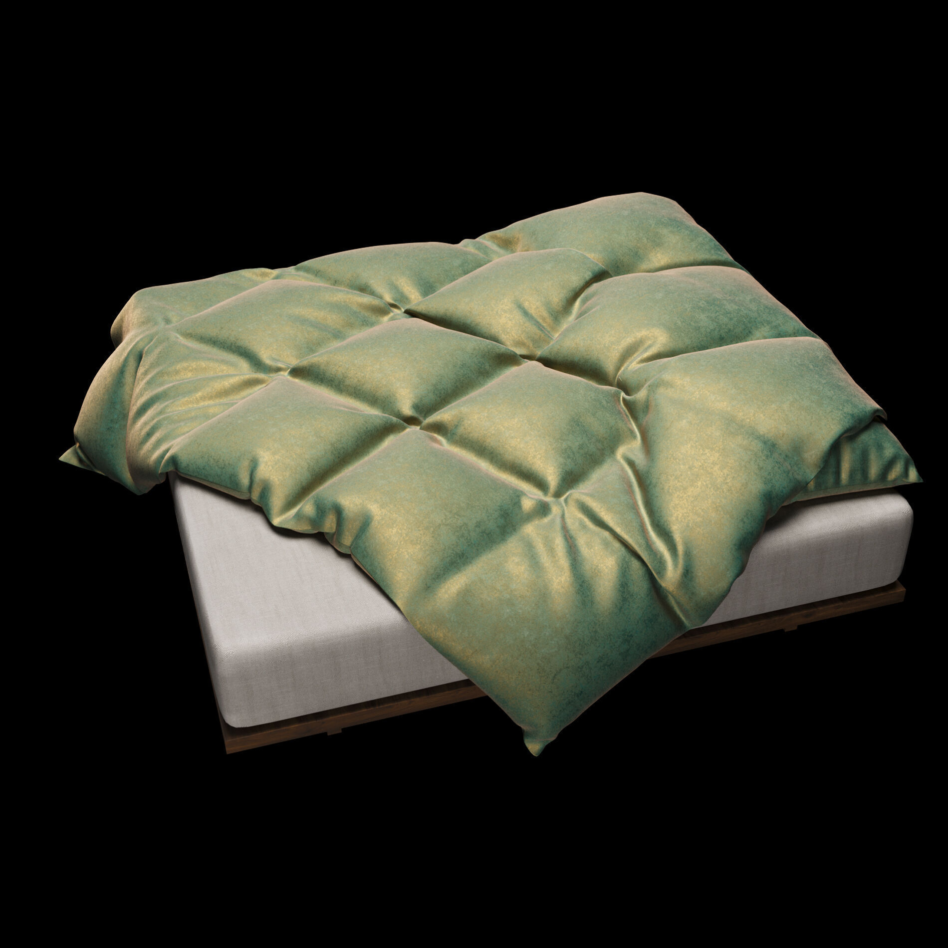 Bed Sheets Pack 02 3D model_11
