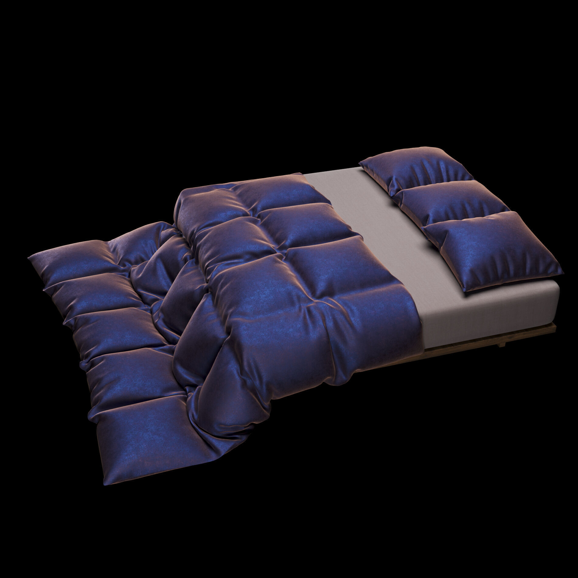 Bed Sheets Pack 02 3D model_13