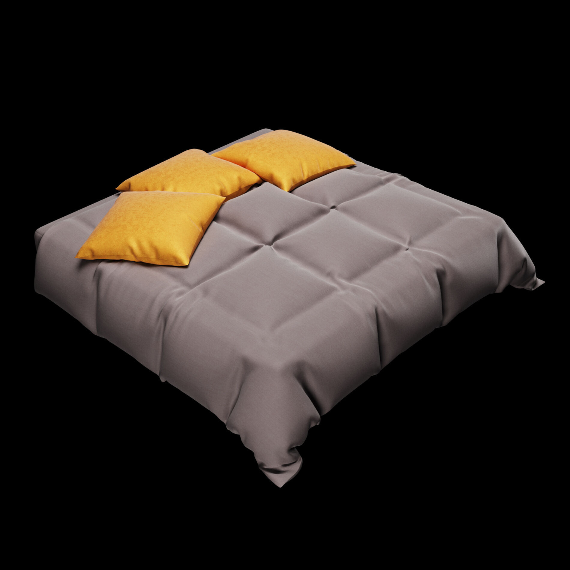 Bed Sheets Pack 02 3D model_17