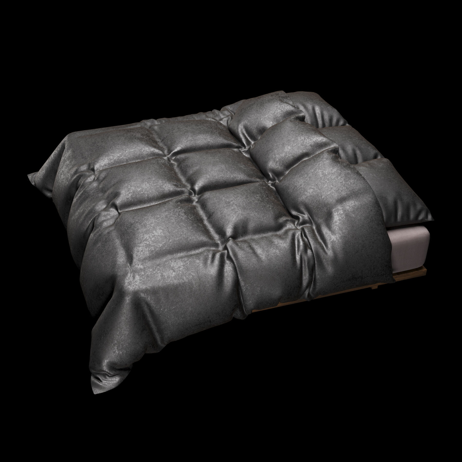 Bed Sheets Pack 02 3D model_2