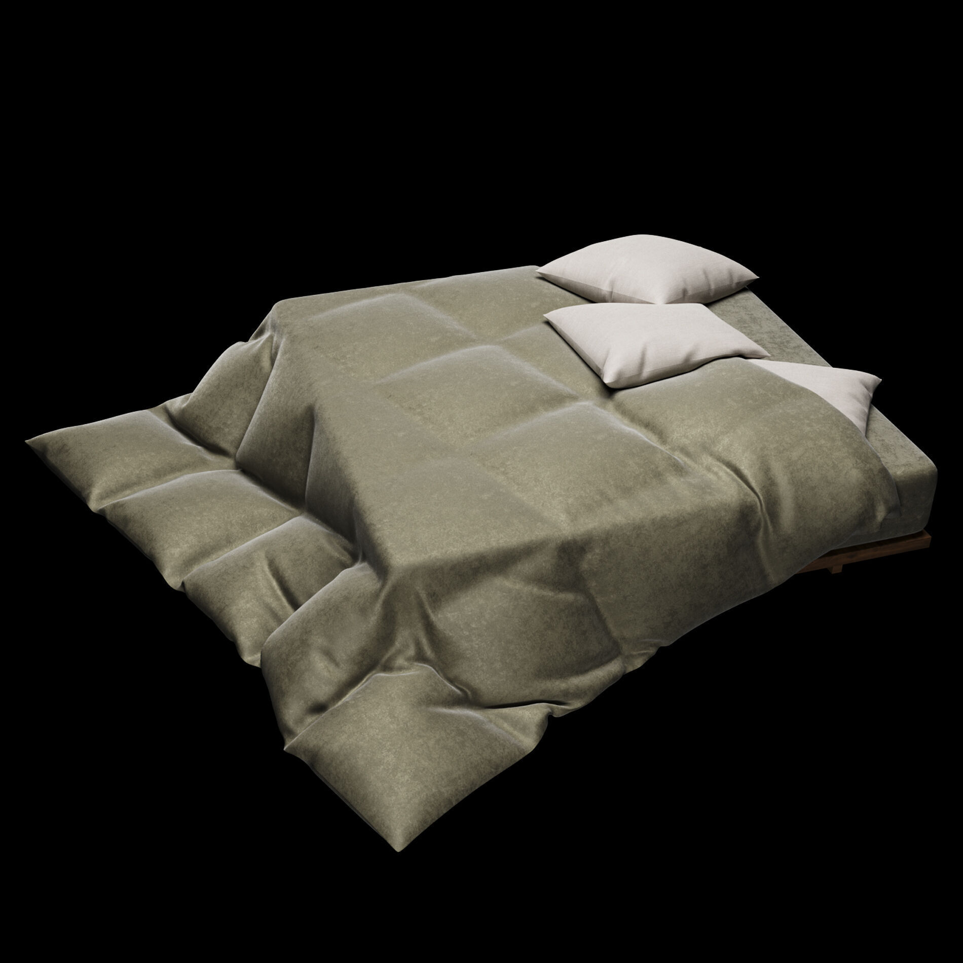 Bed Sheets Pack 02 3D model_23