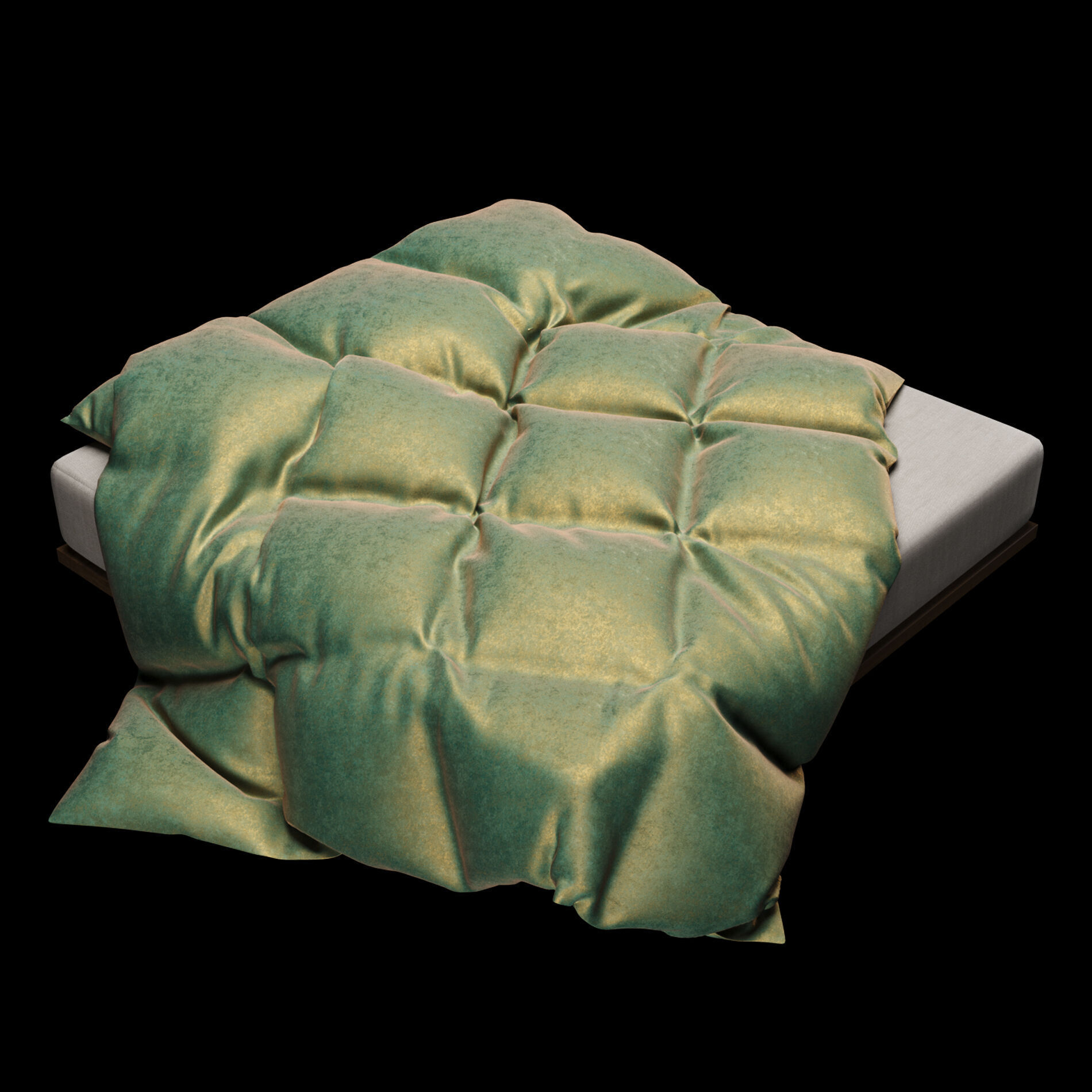 Bed Sheets Pack 02 3D model_9