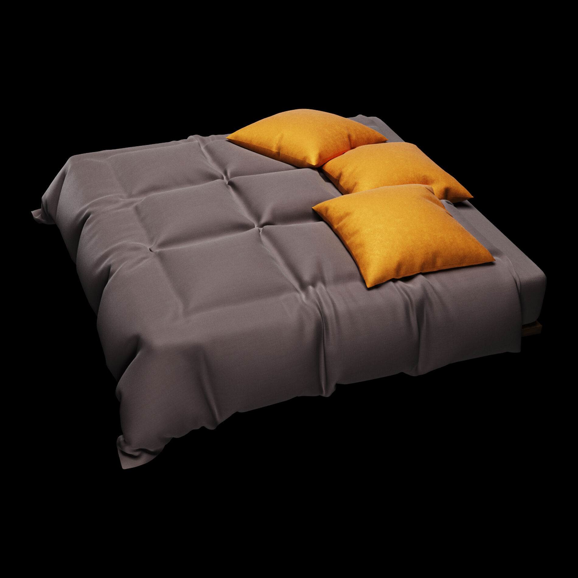 Bed Sheets Pack 02 3D model_18