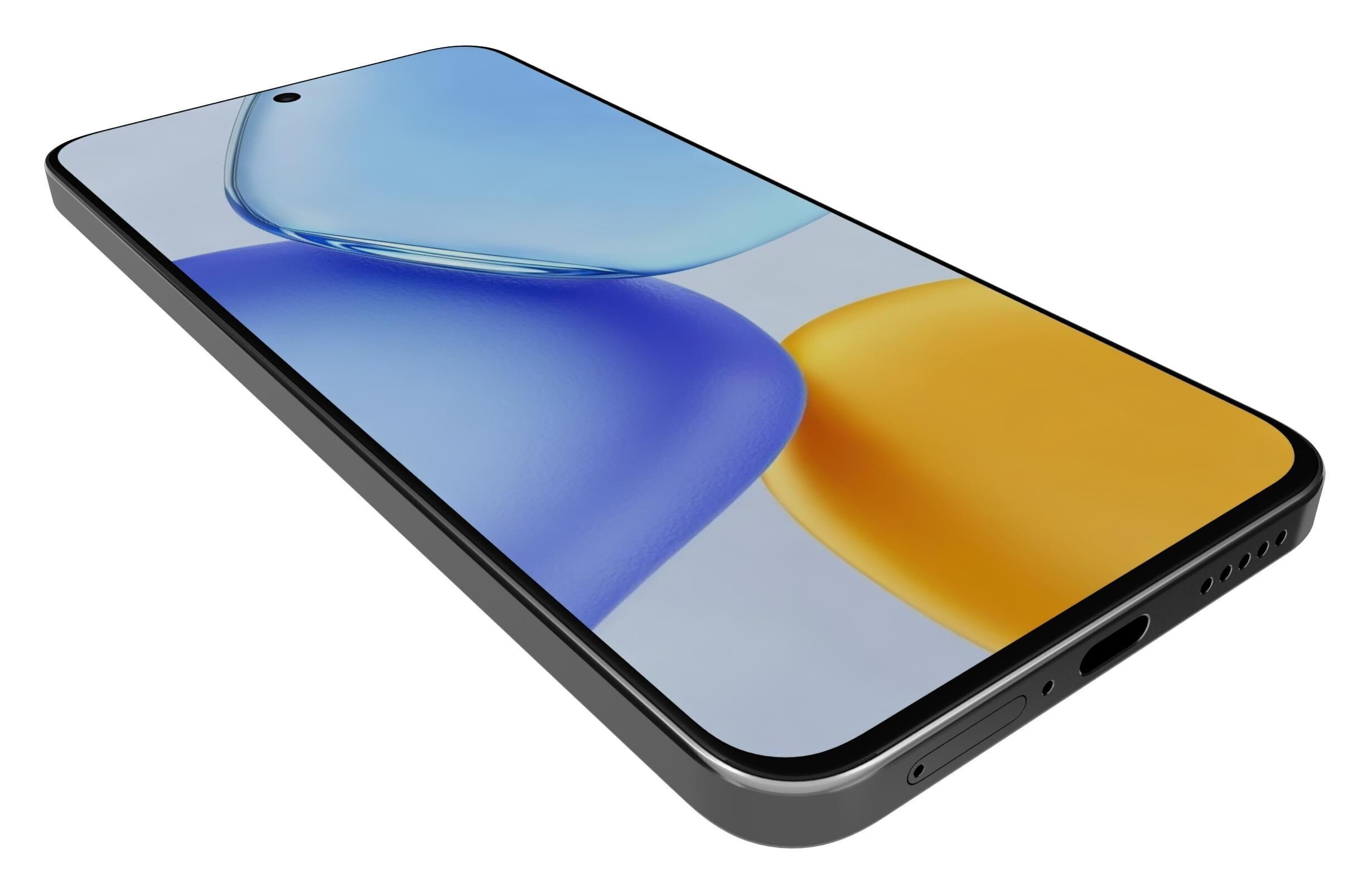 Honor X60 GT Black 3D model_12