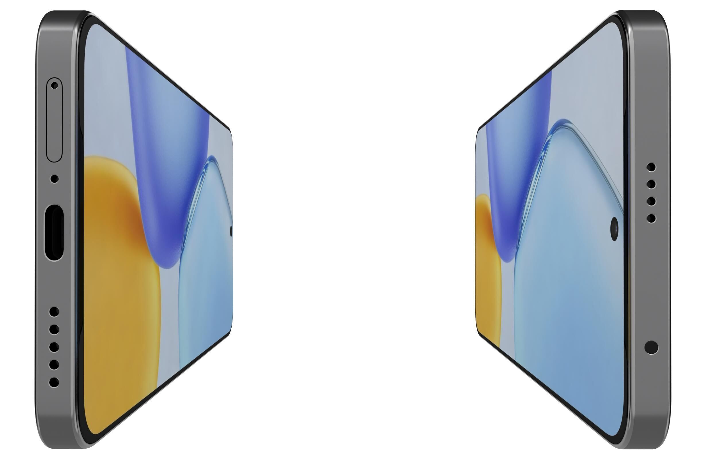 Honor X60 GT Black 3D model_8