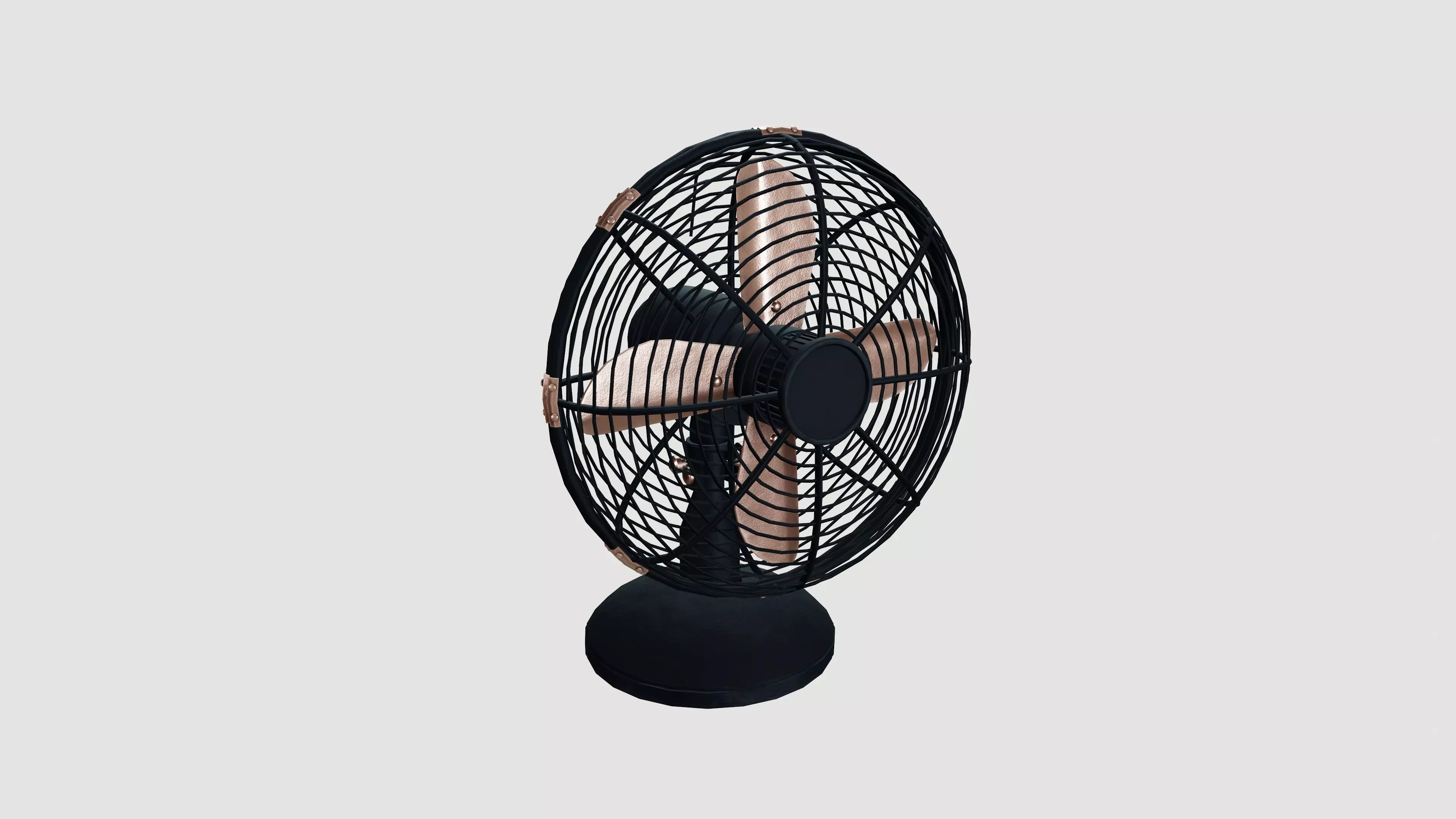 Table fan 3D model_0