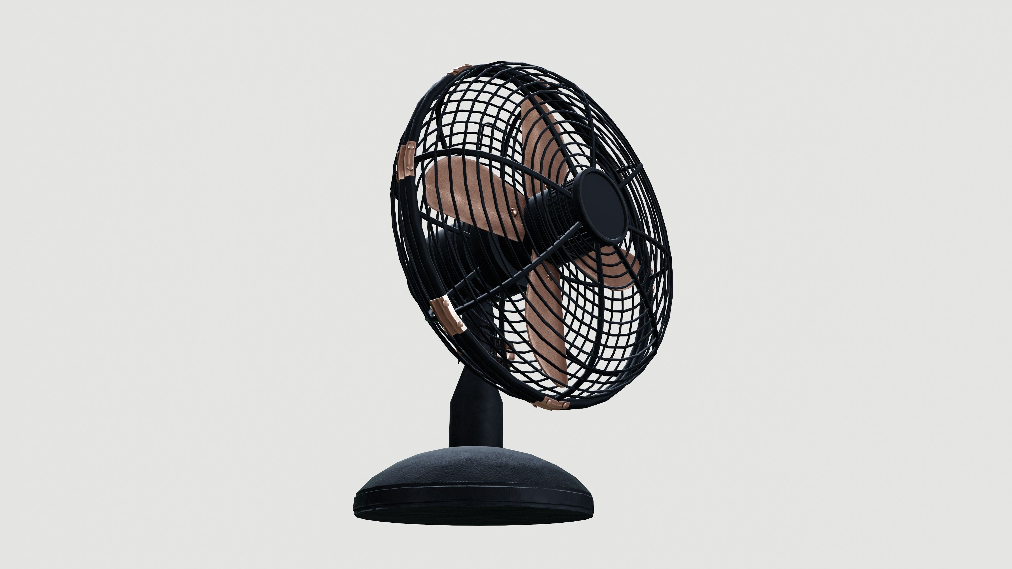 Table fan 3D model_5
