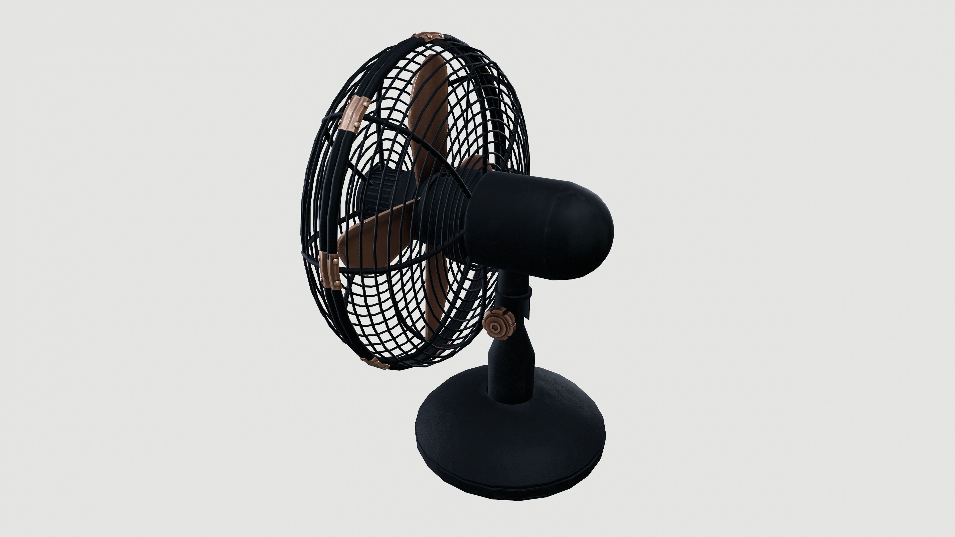 Table fan 3D model_4