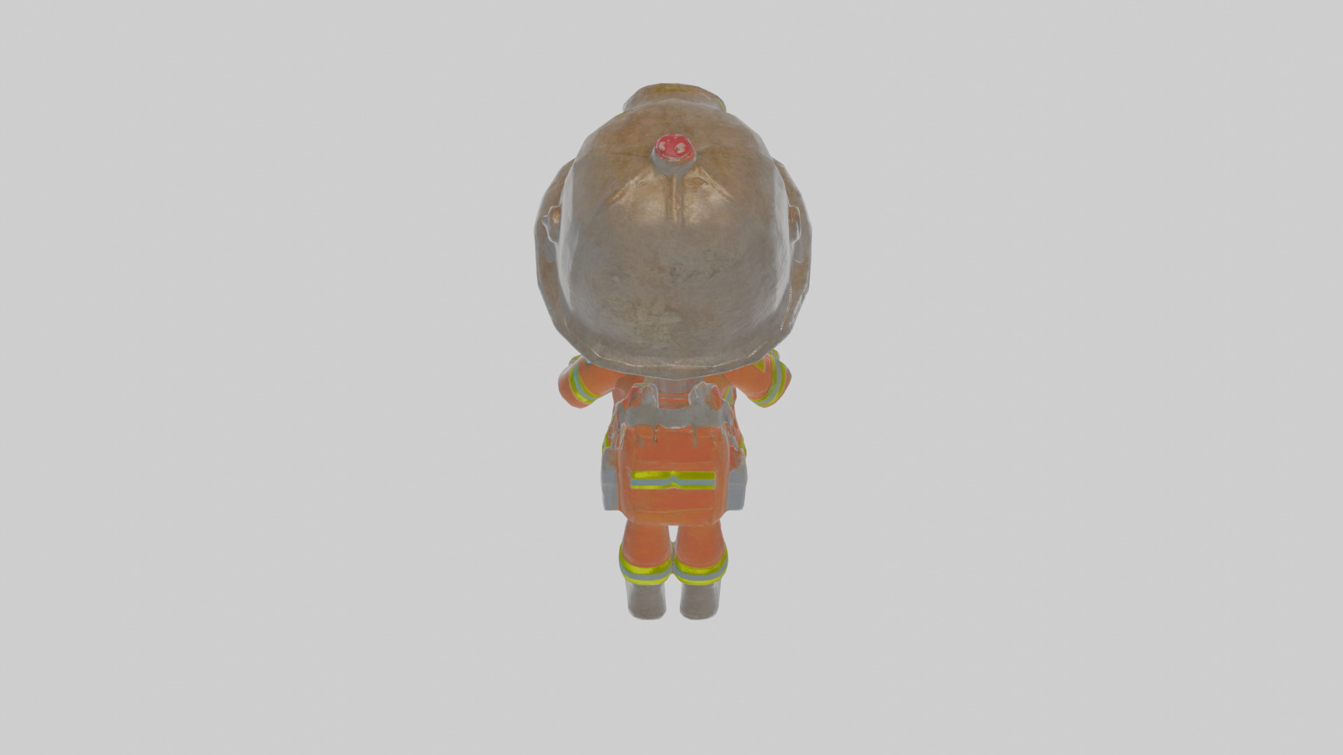 Cartoon Fiona the Firefighter Model Low-poly 3D model_24