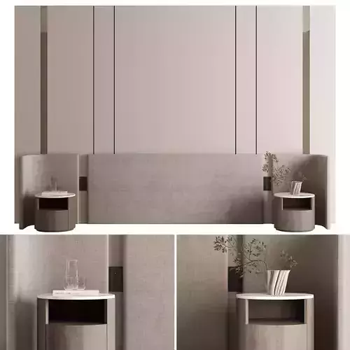 Headboard Wall Panel Composition 18