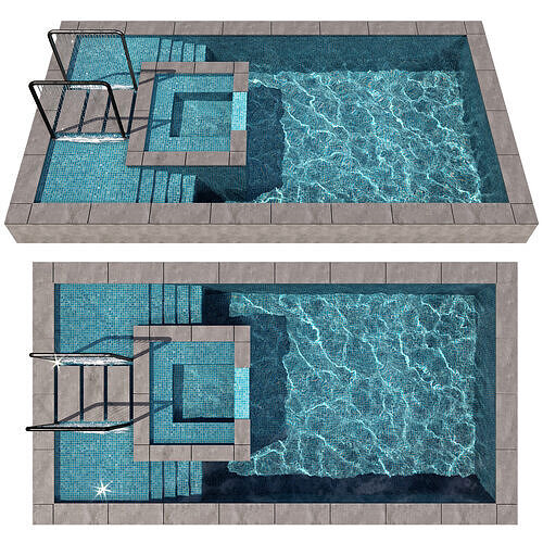 SWIMMING POOL NO71 A 3D model