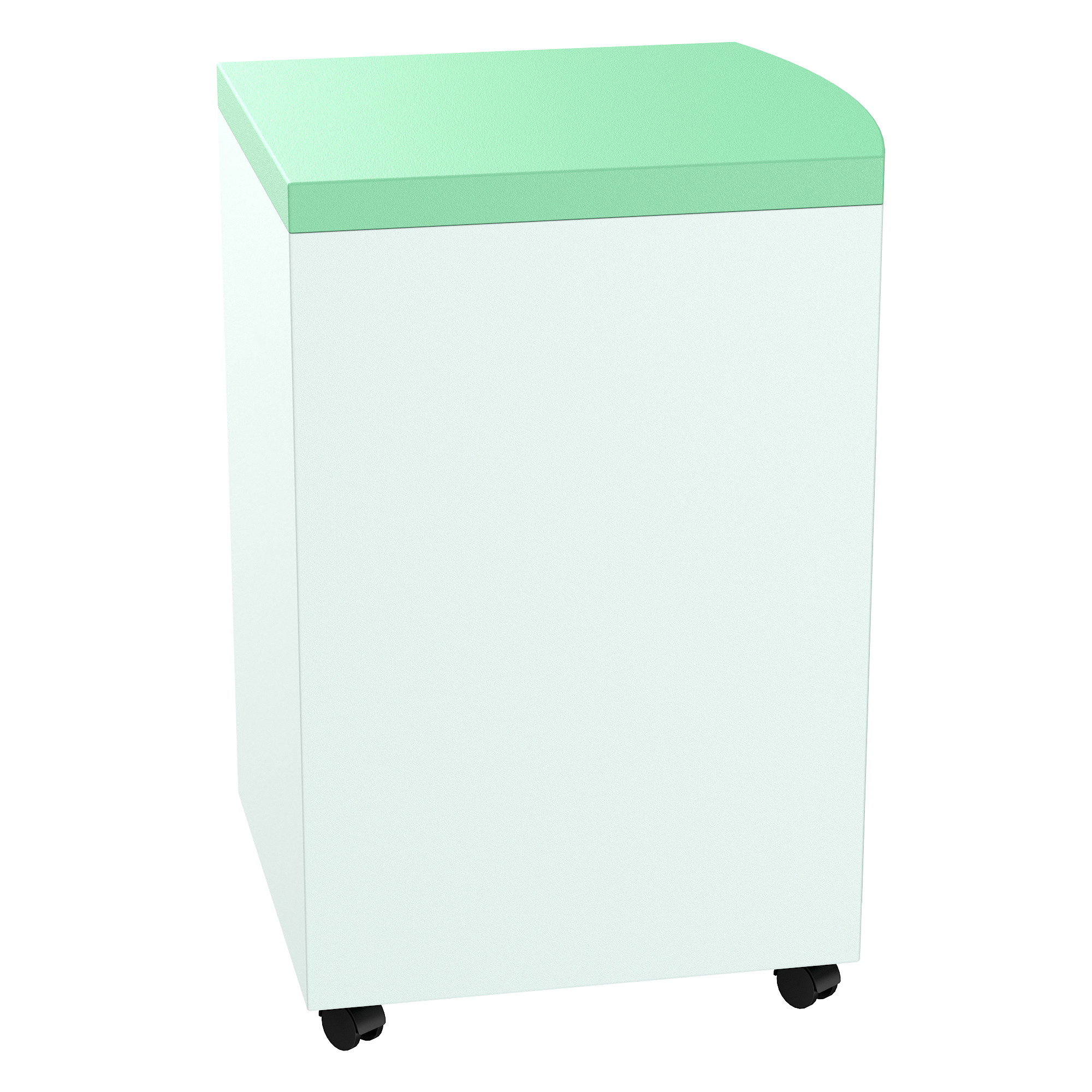 Hospital Bedside Table Low-poly 3D model_36