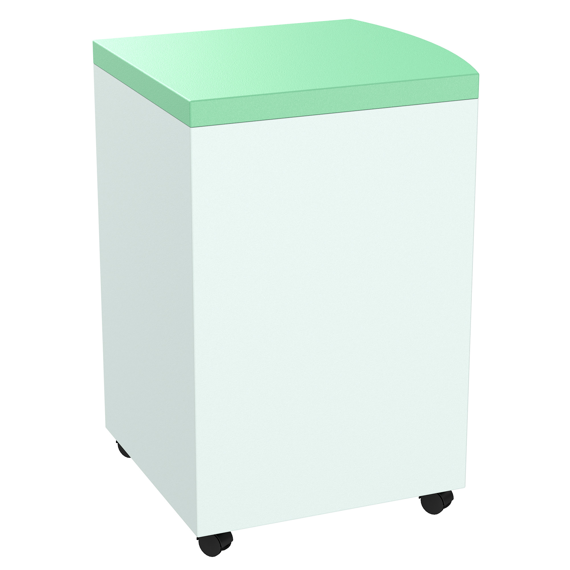 Hospital Bedside Table Low-poly 3D model_35