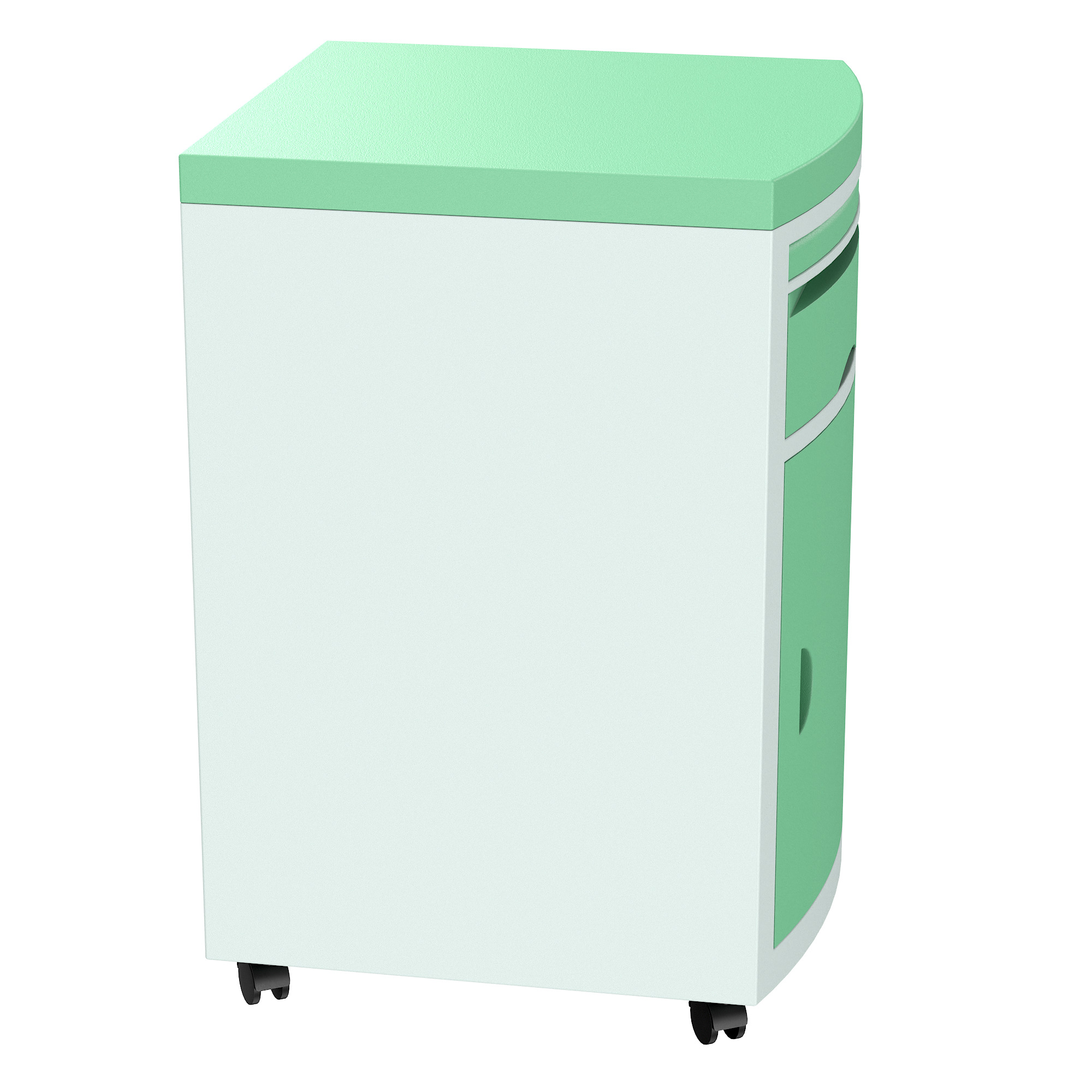 Hospital Bedside Table Low-poly 3D model_38