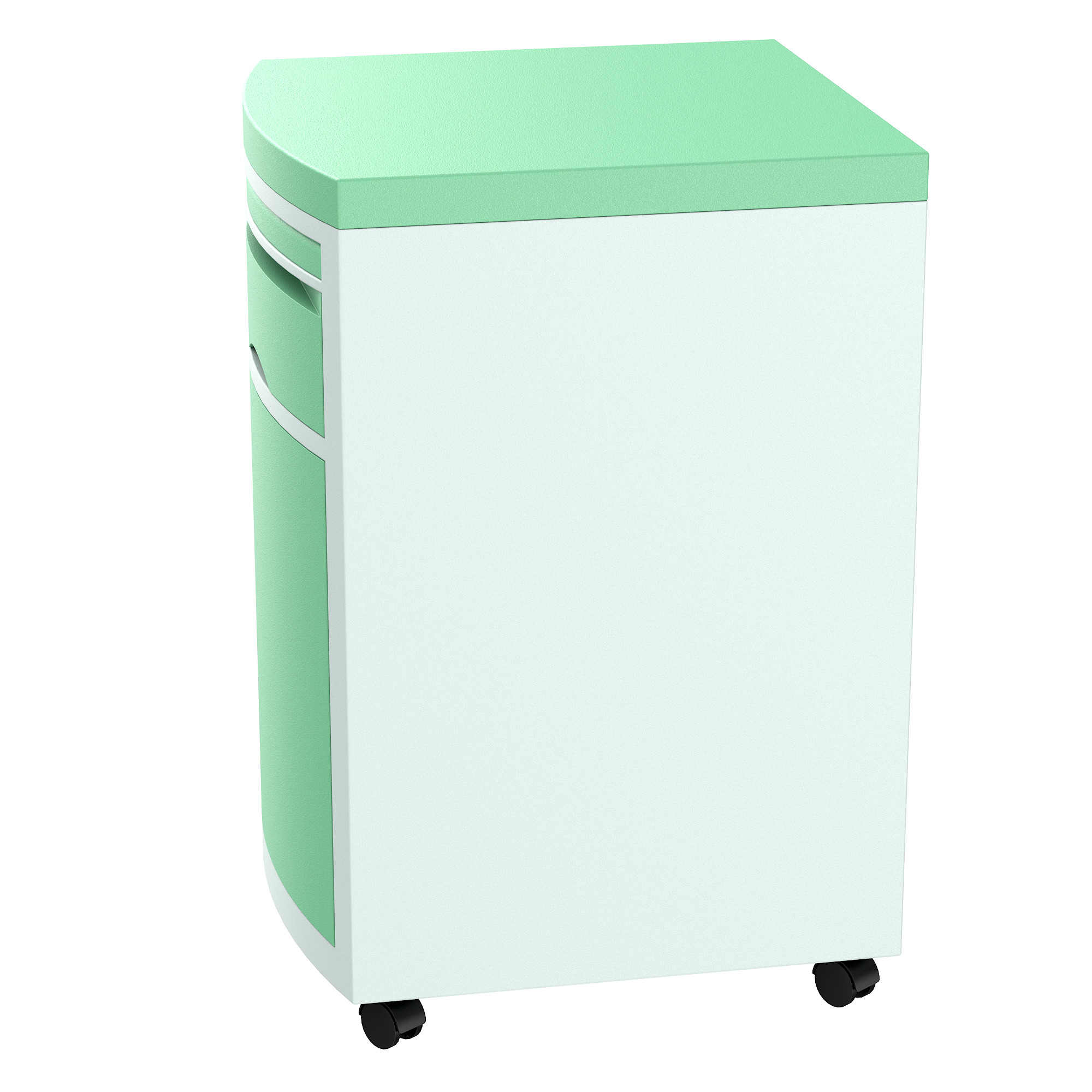 Hospital Bedside Table Low-poly 3D model_20