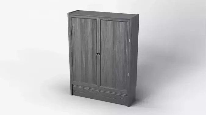 Cabinet 02 - Black Oak 3D model
