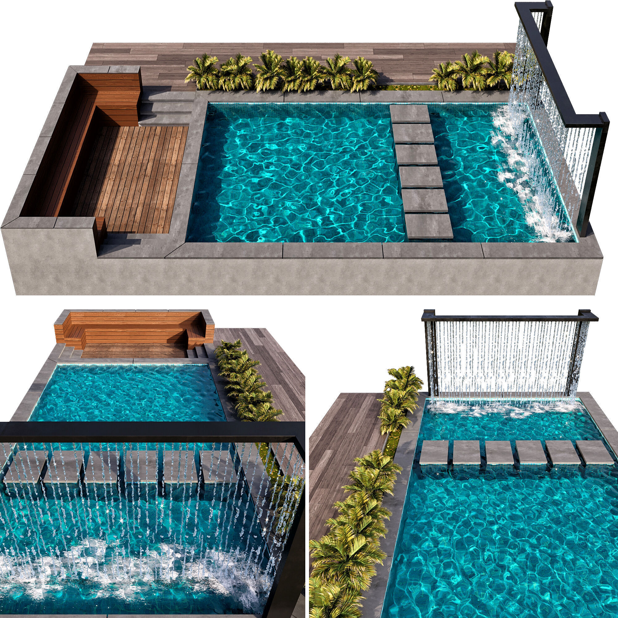 SWIMMING POOL NO69 A 3D model_8