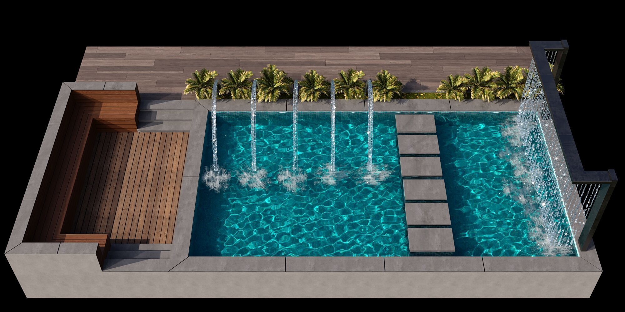 SWIMMING POOL NO69 A 3D model_4