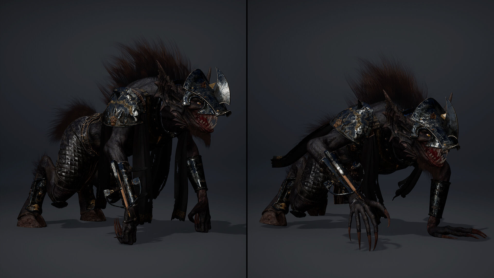 Ember Swordman Arm2 Low-poly 3D model_9