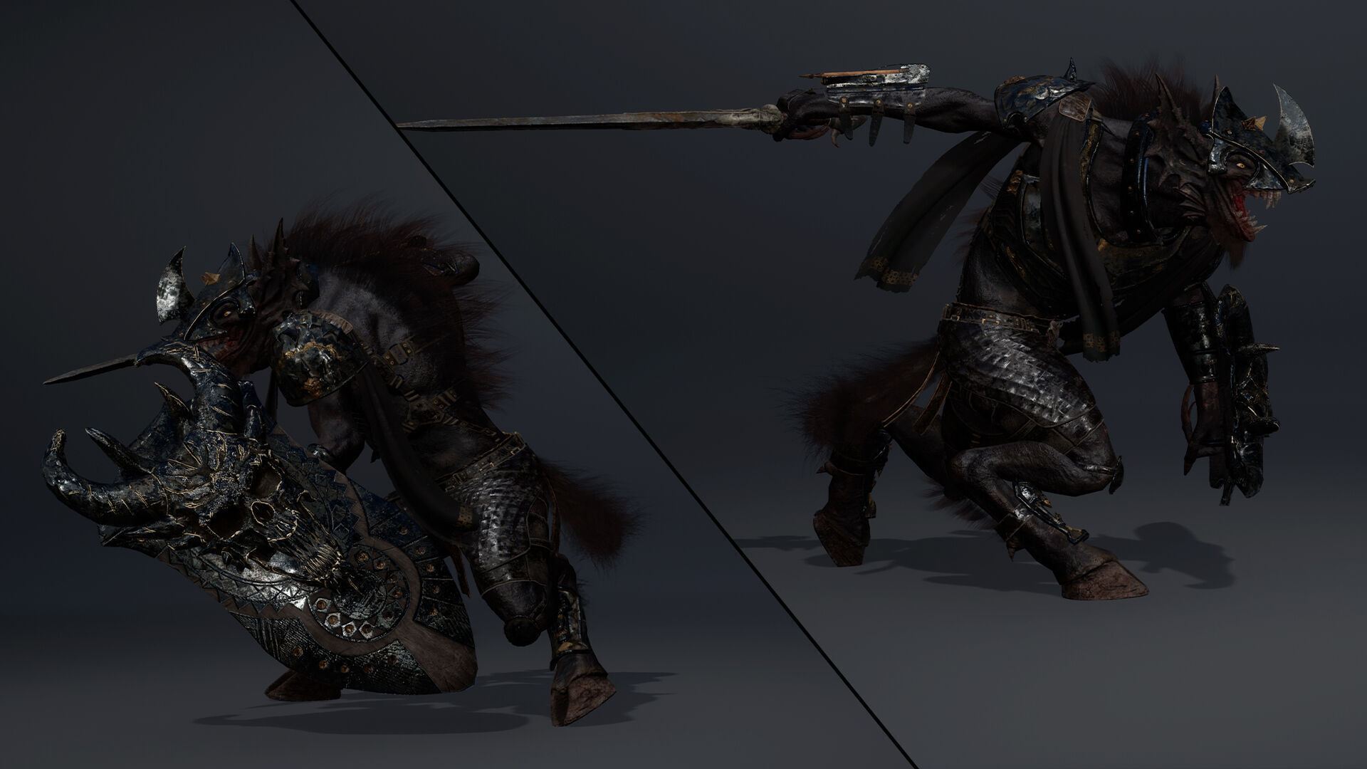 Ember Swordman Arm2 Low-poly 3D model_7