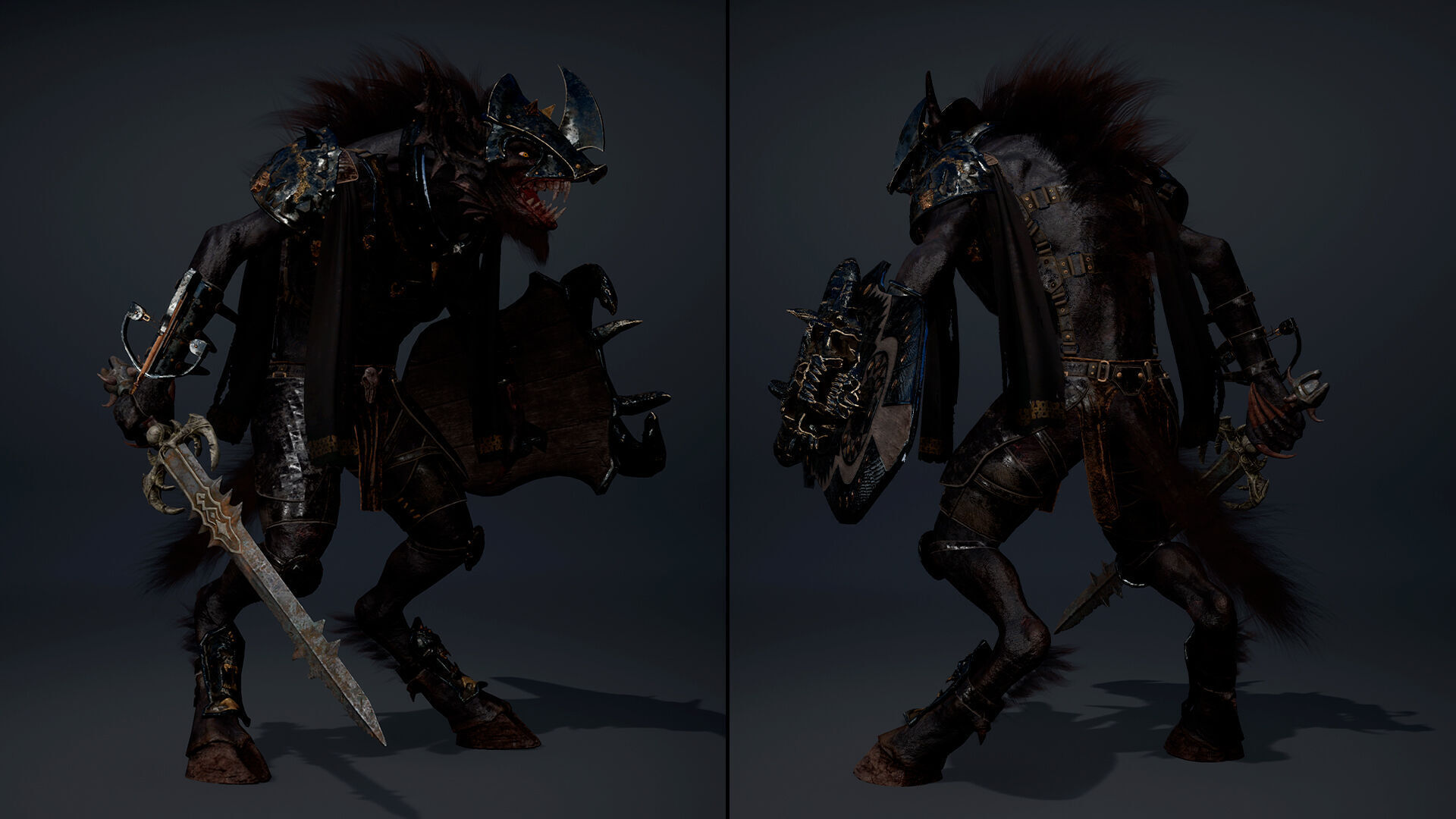 Ember Swordman Arm2 Low-poly 3D model_5