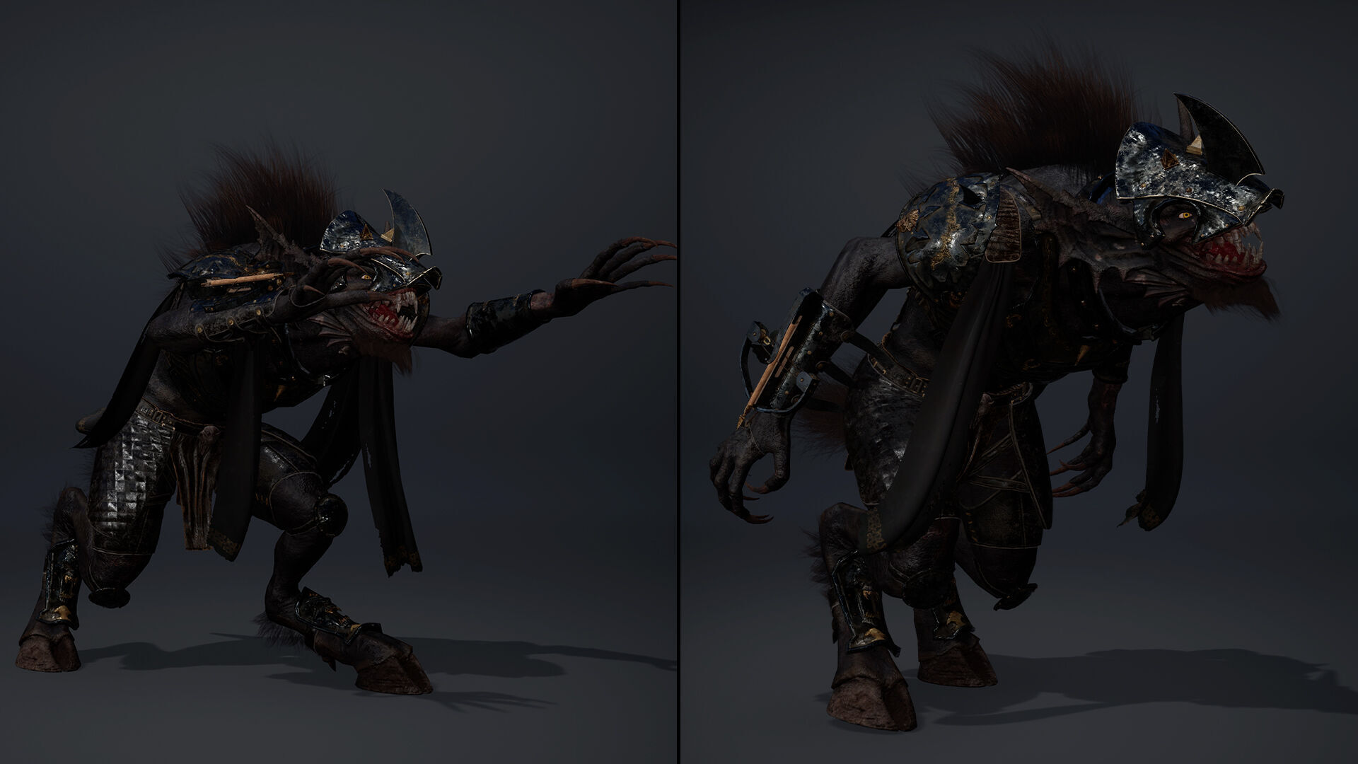 Ember Swordman Arm2 Low-poly 3D model_16