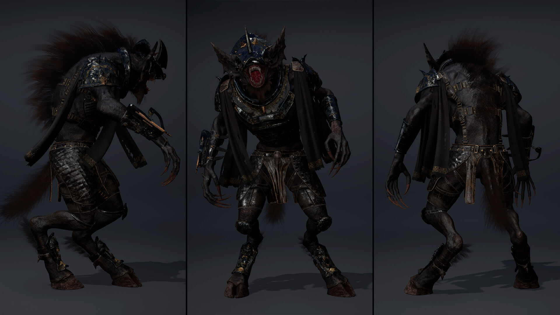 Ember Swordman Arm2 Low-poly 3D model_19