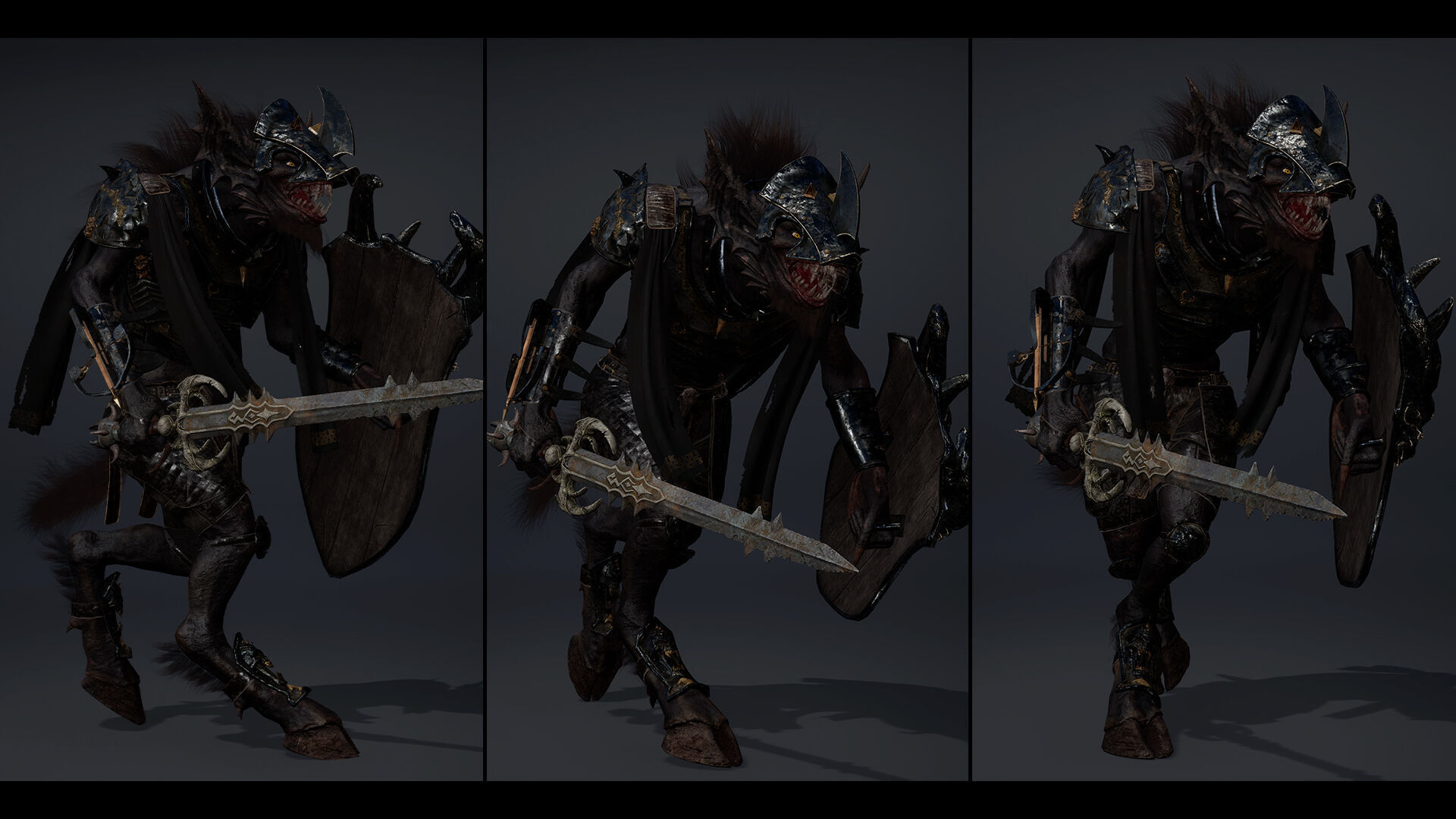 Ember Swordman Arm2 Low-poly 3D model_18