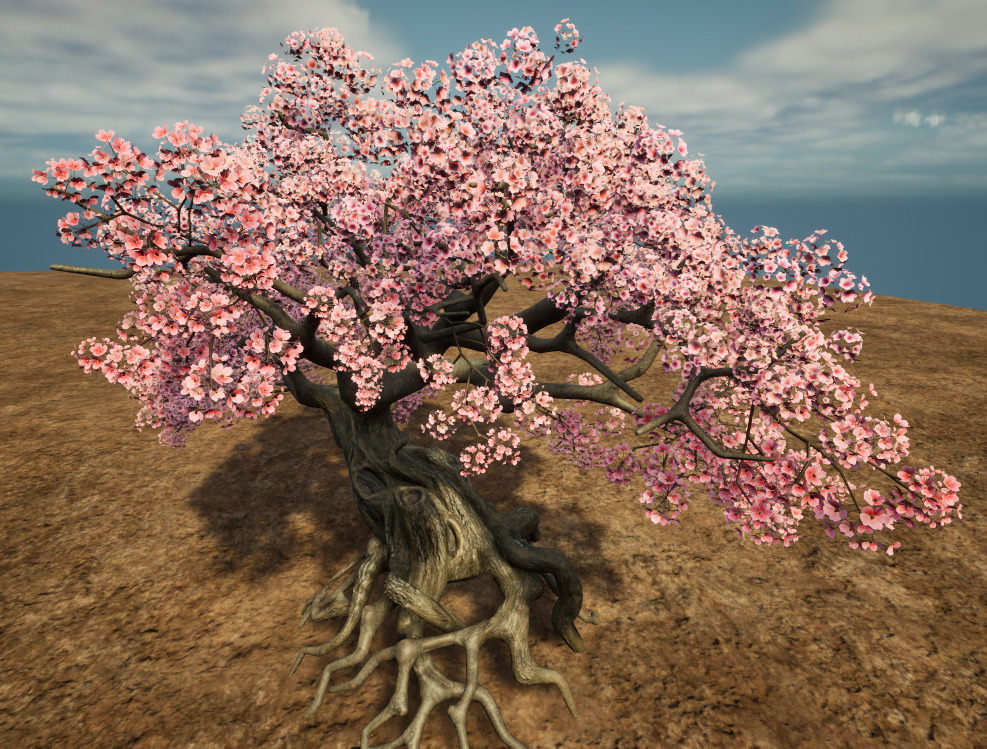 Cherry blossoms 3D model_3