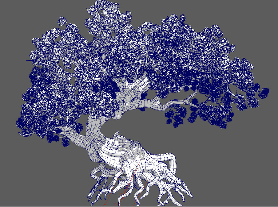 Cherry blossoms 3D model_6