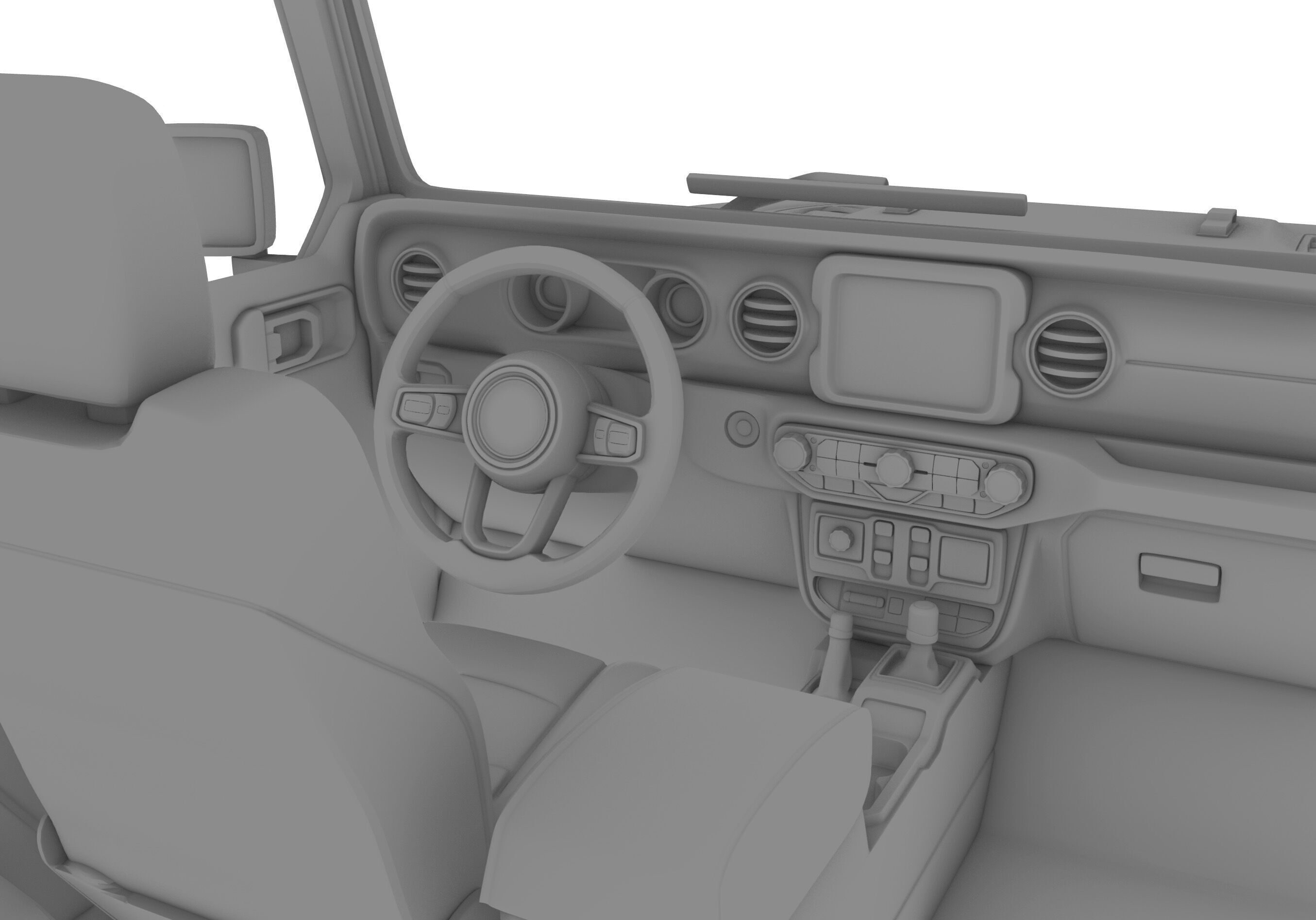 Jeep Gladiator  High precision 3D printing model file 3D print model_4