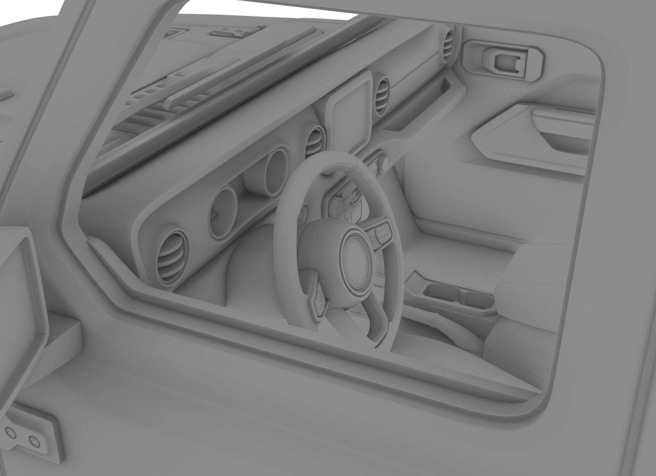 Jeep Gladiator  High precision 3D printing model file 3D print model_3