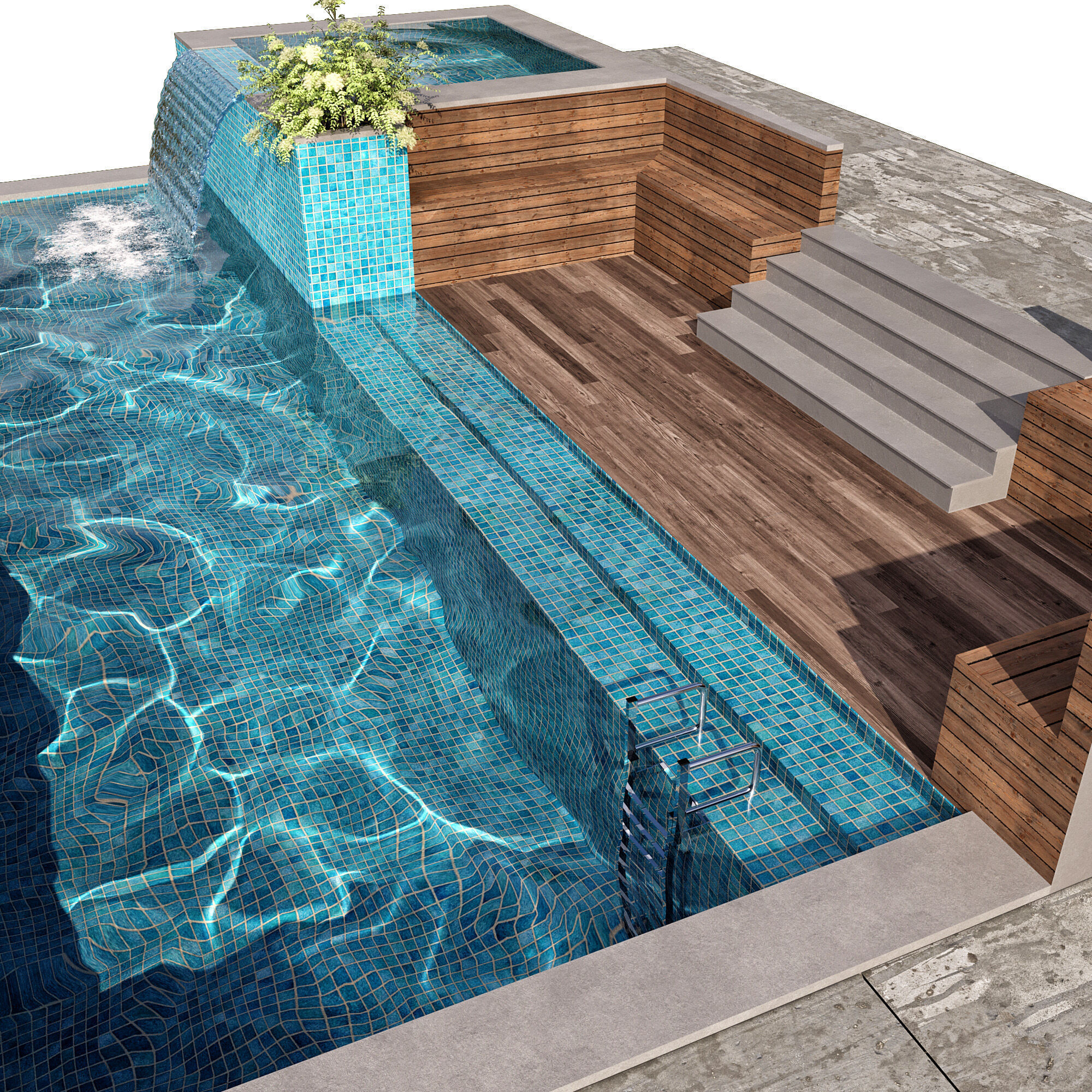SWIMMING POOL NO66 A 3D model_8